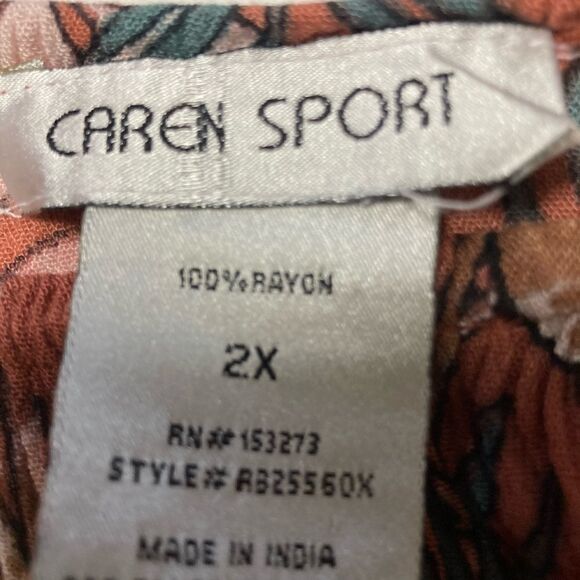 CAREN SPORT, women’s crop top, 2X - Picture 4 of 9